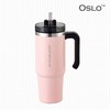 오슬로 리볼브 핸들형 텀블러, 핑크, 900ml, 1개