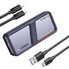 UGREEN 유그린 40Gbps M.2 NVMe SSD 외장하드 케이스 USB4® 인클로저 쿨링팬 장착 4TB 지원|알루미늄 방열 썬더볼트4 3 호환|케이블 두개 동봉, 1개, CM642