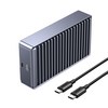 UGREEN 유그린 40Gbps M.2 NVMe SSD 양면 히트씽크 외장케이스 USB4® 인클로저 알루미늄 방열 썬드볼트4 3호환 C타입 케이블 동봉, 1개, D700