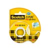 스카치 양면 테이프 디스펜서 136 12mm x 6.35m, 투명, 4개