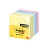 쓰리엠 알뜰팩 포스트잇 76 x 76 mm 654-5A 500p, 노랑, 애플민트, 크림블루, 러블리핑크, 500매, 3개