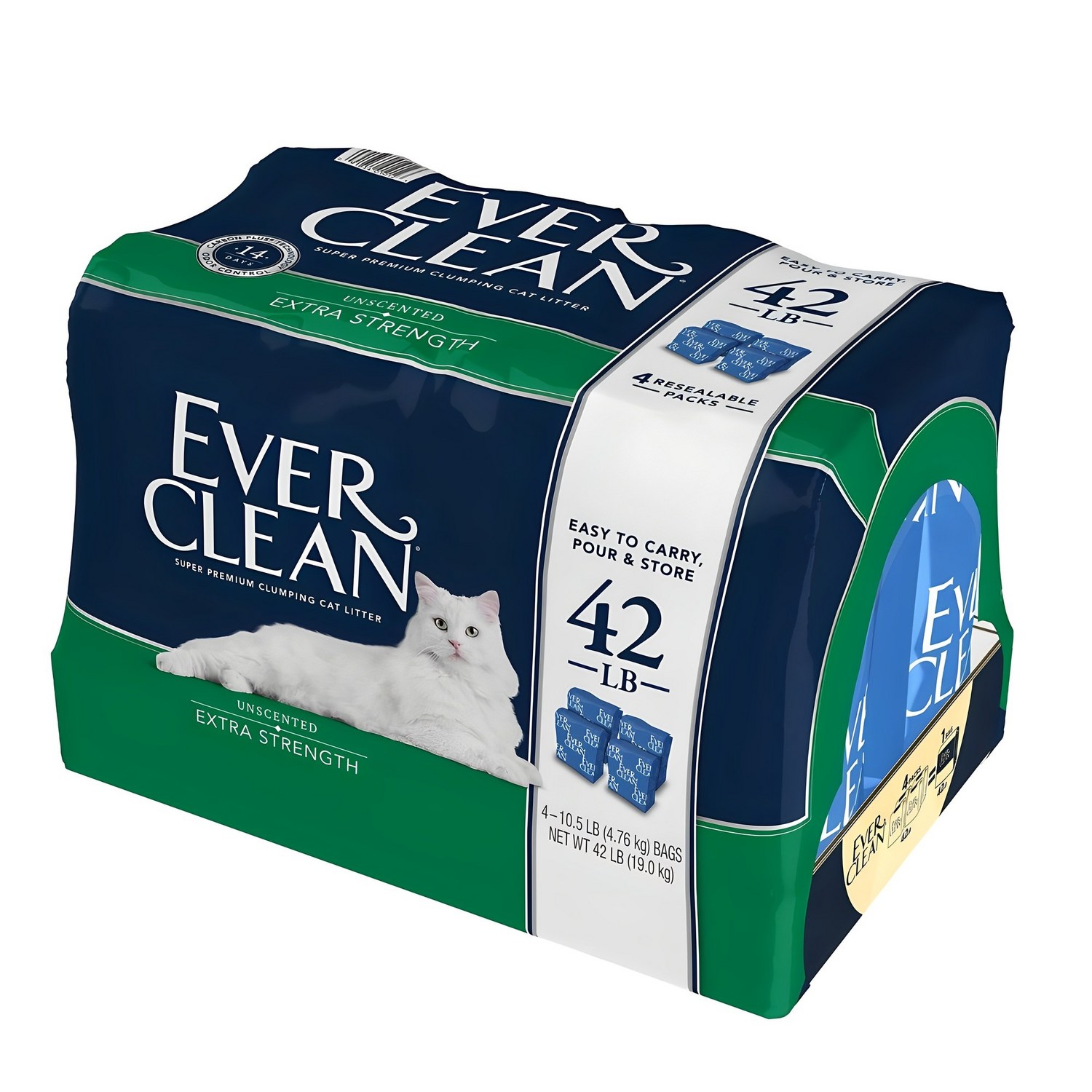 에버크린의 뛰어난 응고력과 무취로 고양이의 편안함과 주인의 안심을 선사하세요