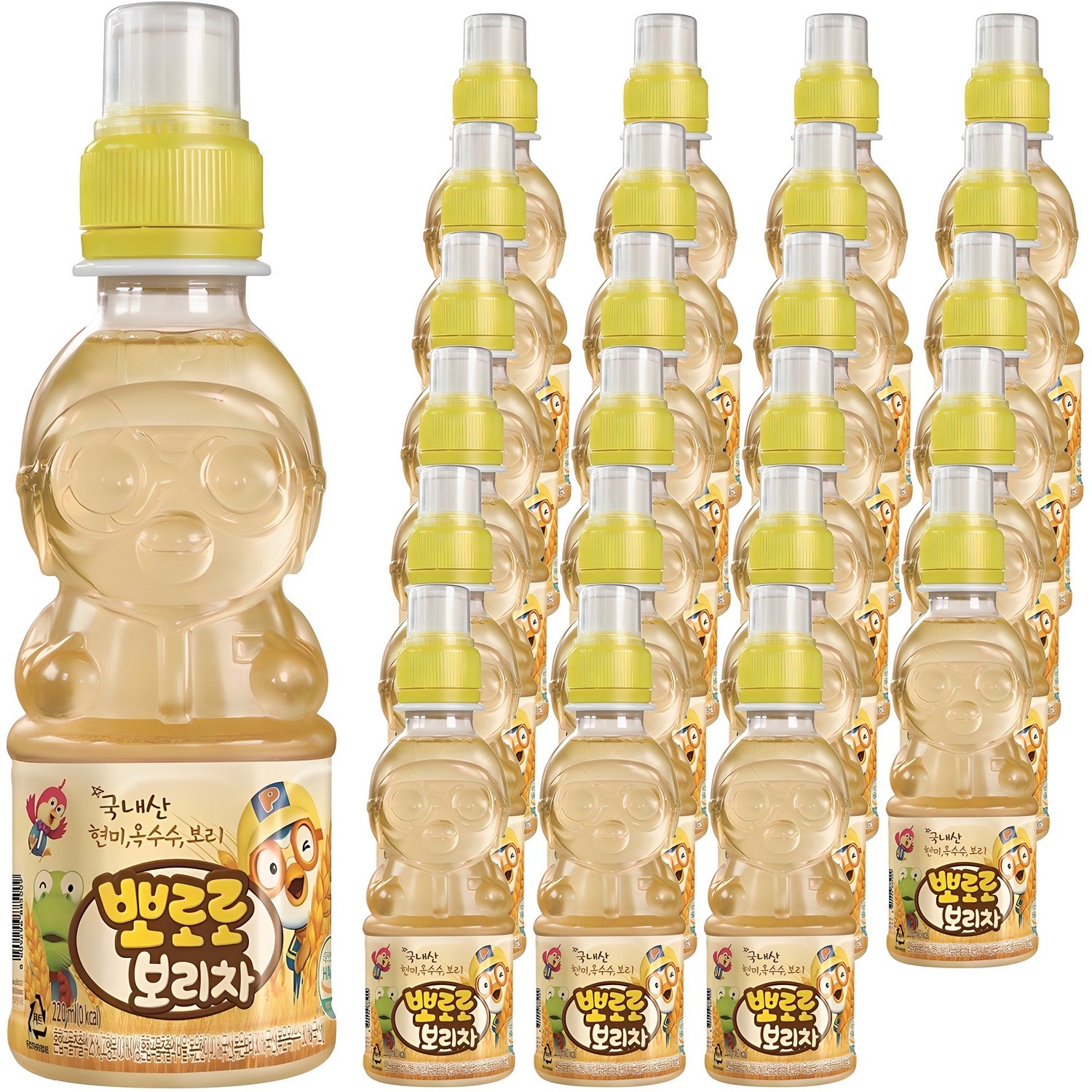 팔도 뽀로로 보리차, 220ml, 12개