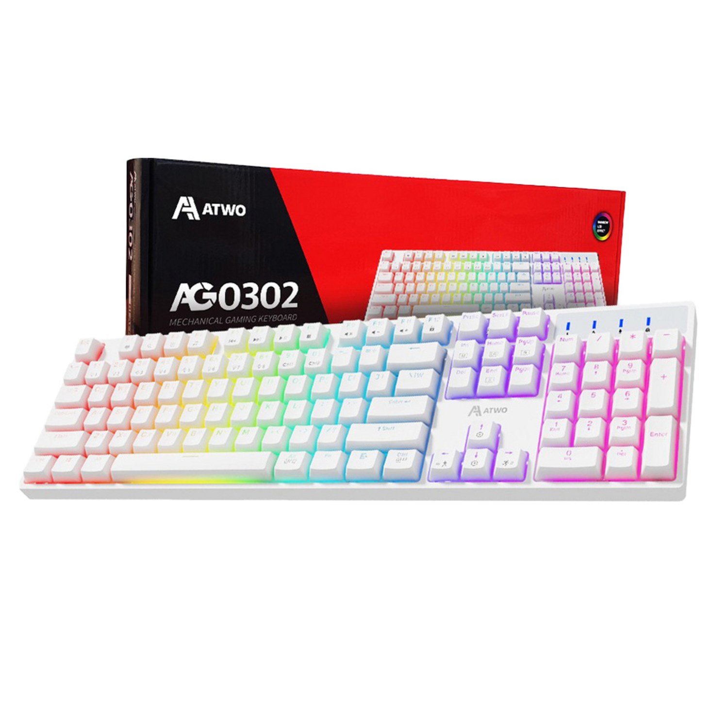 몰입감을 선사하는 빛, 에이투 게이밍 LED 기계식 키보드로 승리를 쟁취하세요! 키보드추천