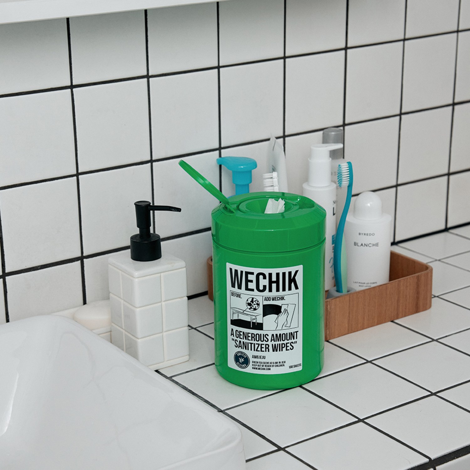 위칙 소독 세정 티슈: 집안 위생의 필수품