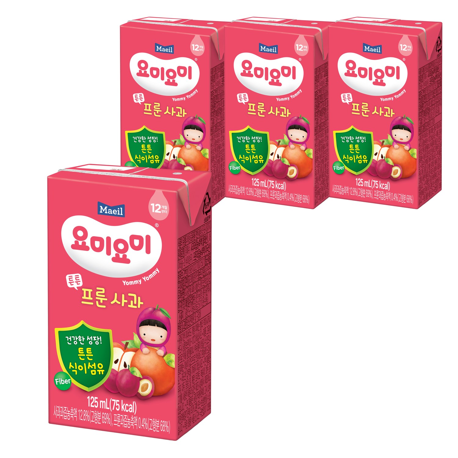 요미요미 튼튼주스 125ml, 8개