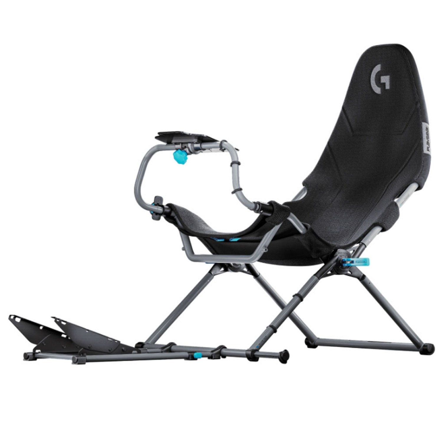 경주자의 편안함과 정밀함이 하나된 플레이시트 Challenge X – Logitech G Edition 게임시트