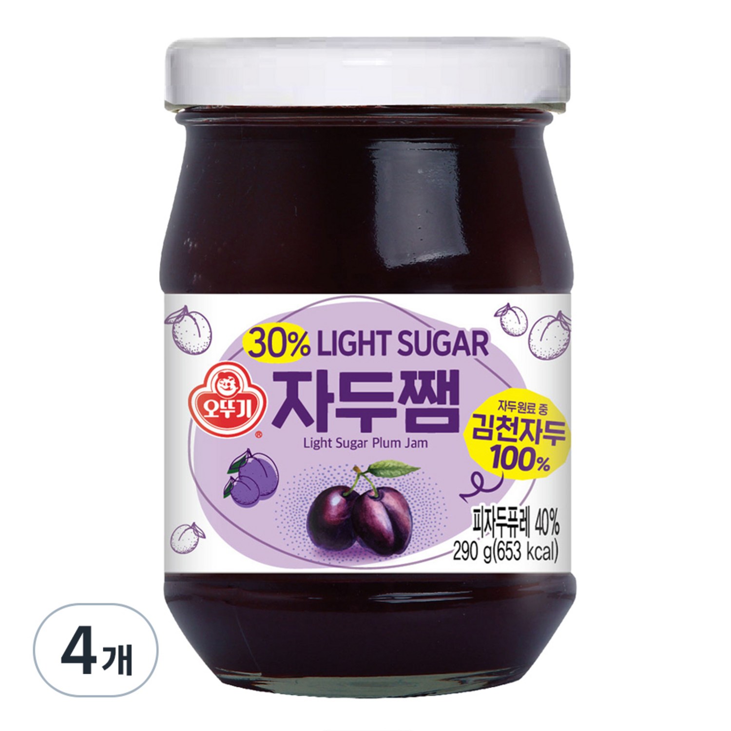 오뚜기 자두쨈, 290g, 1개