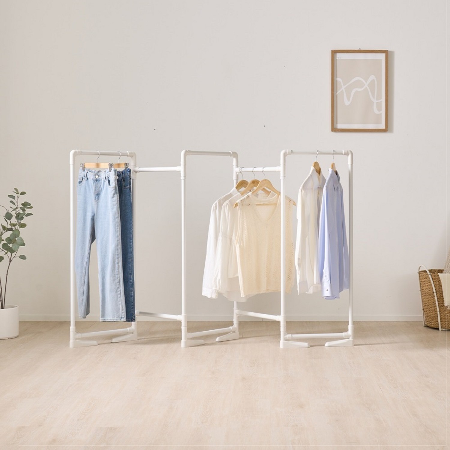 공간을 스마트하게 활용하는 아이템톡 5단 행거