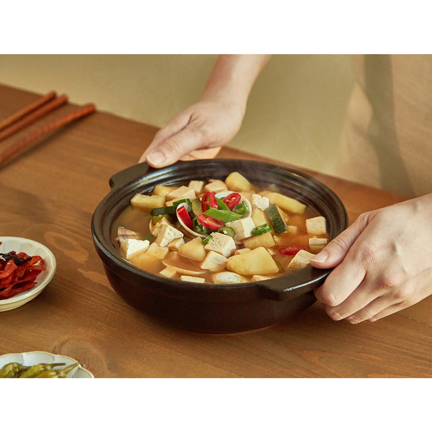 구수하고 간편한 된장찌개