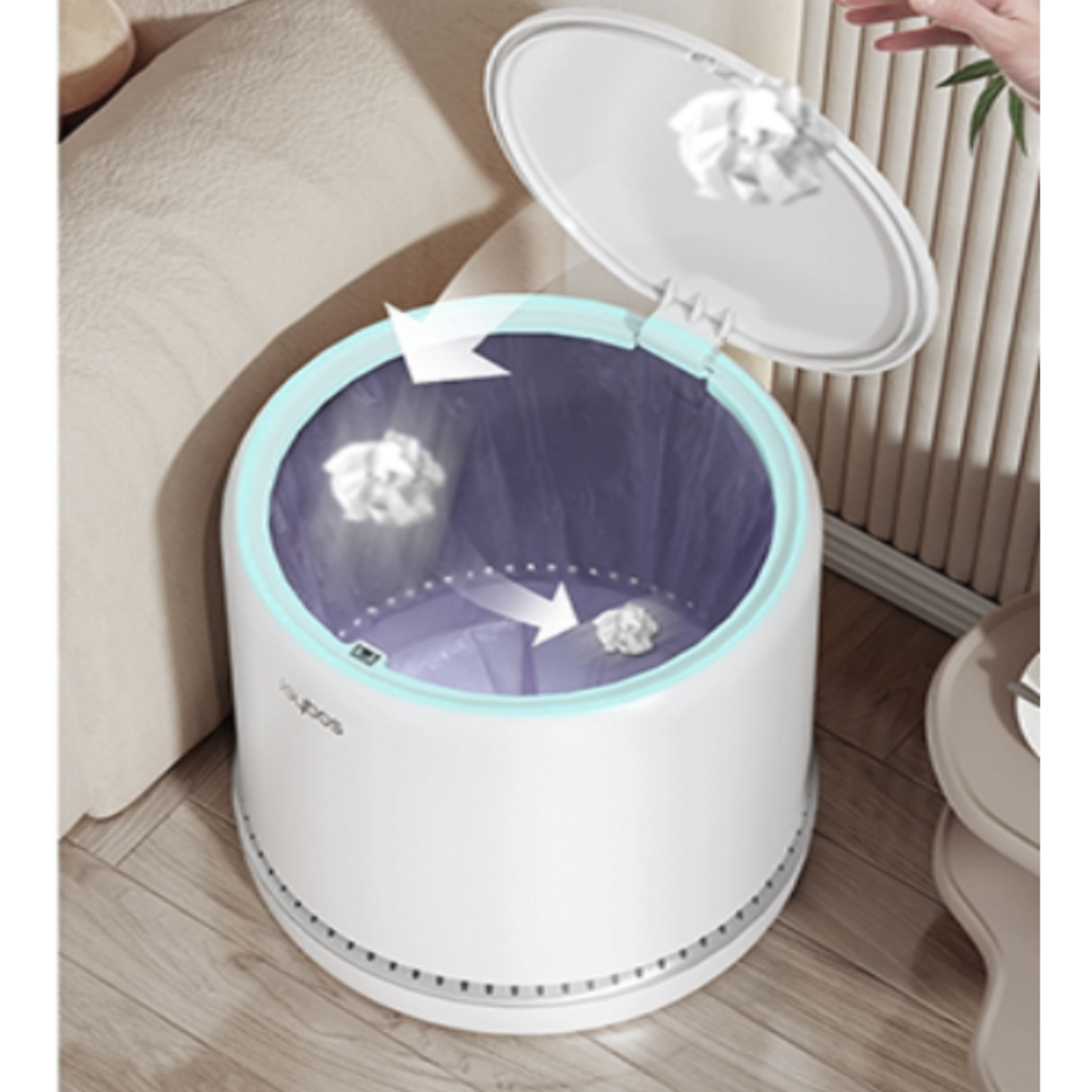 혁신적인 기압 기술로 주방의 냄새와 잡동사니를 해결하세요.