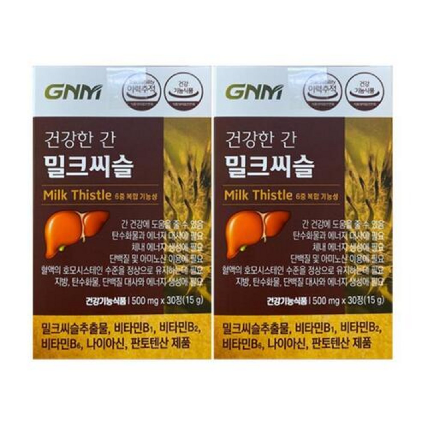 GNM 건강한 간 밀크씨슬, 150정, 1개