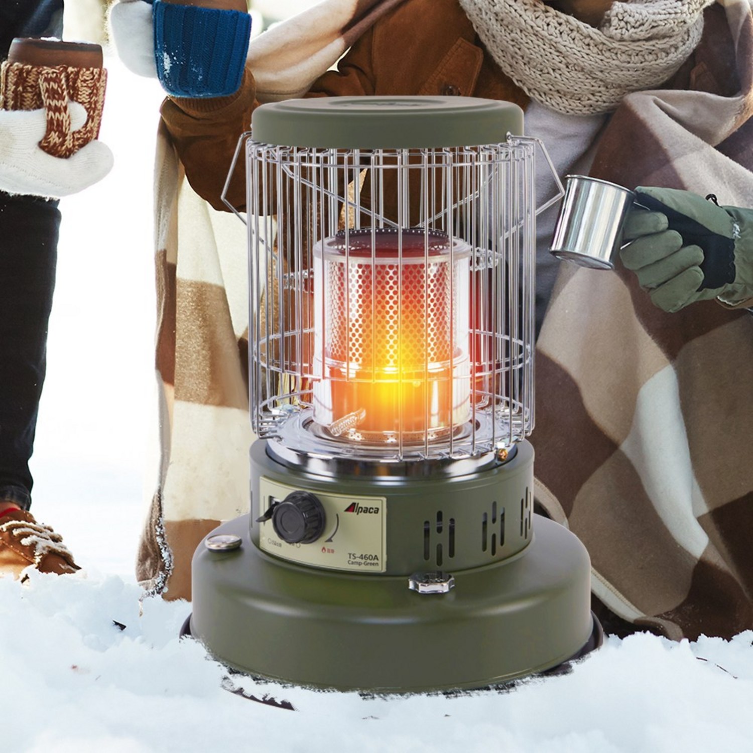 따스함과 감성을 더하는 알파카 캠핑 난로 APC-J460CW, 겨울 캠핑의 완벽한 동반자