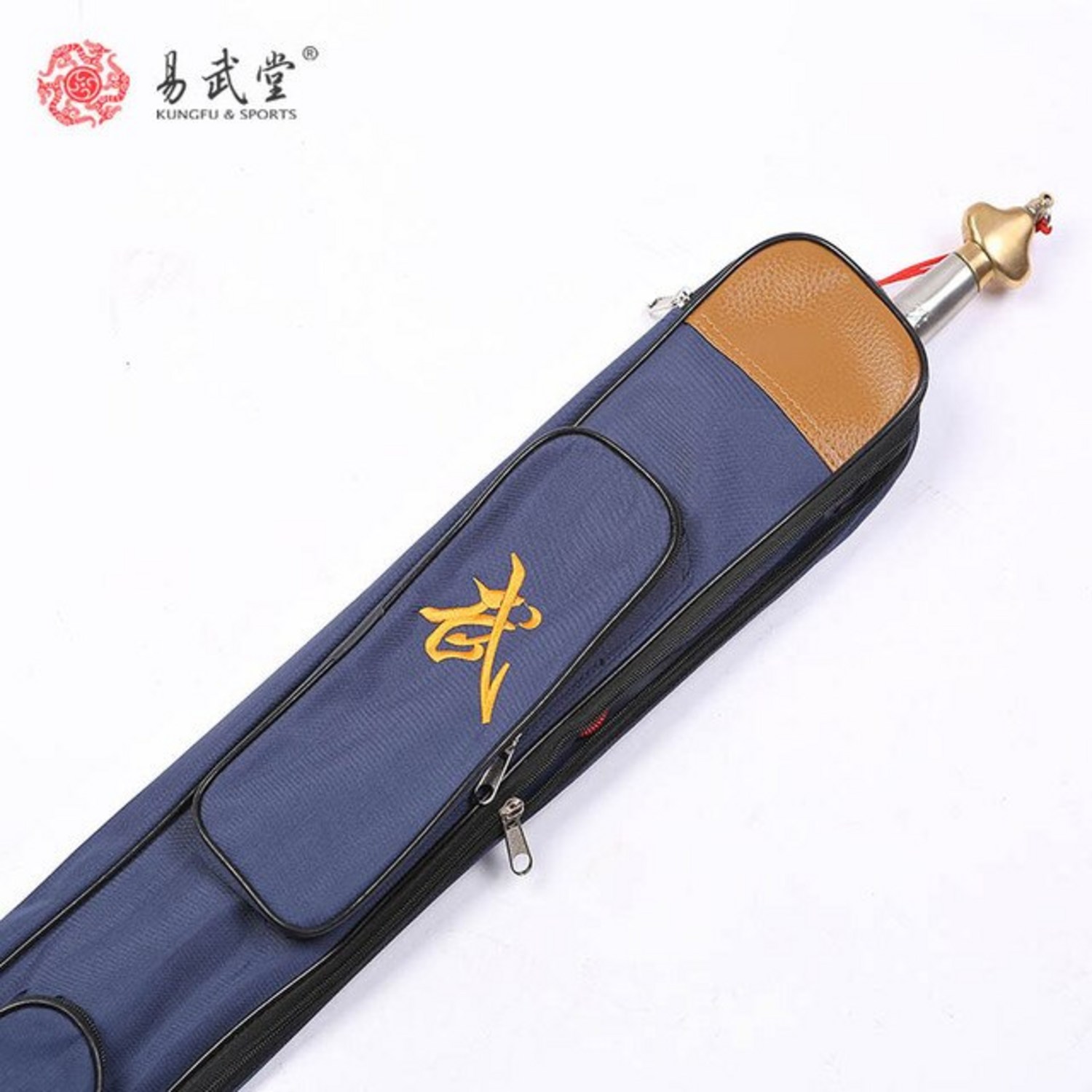 검도 훈련용 목검 및 일본도 수납 케이스 – 나무 제작, 1개 가죽죽도집
