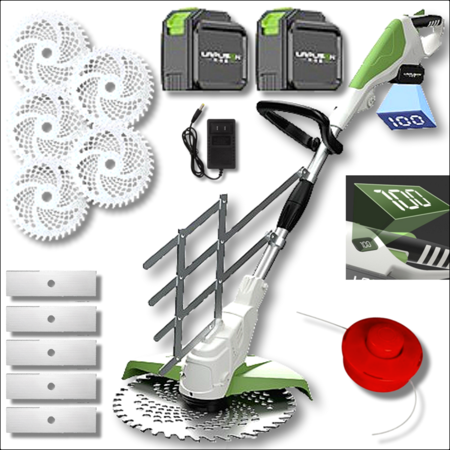 GLTM 초경량 충전식 예초기로 편리하고 강력한 정원 관리를 경험하세요!