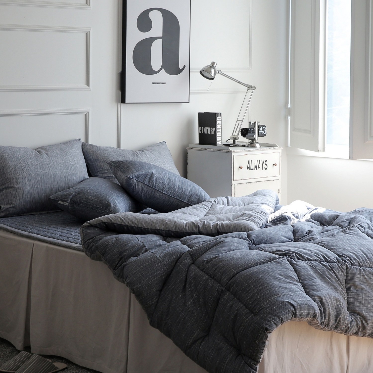 세련된 디자인과 알러지 케어 기능을 갖춘 슬리안 차렵이불