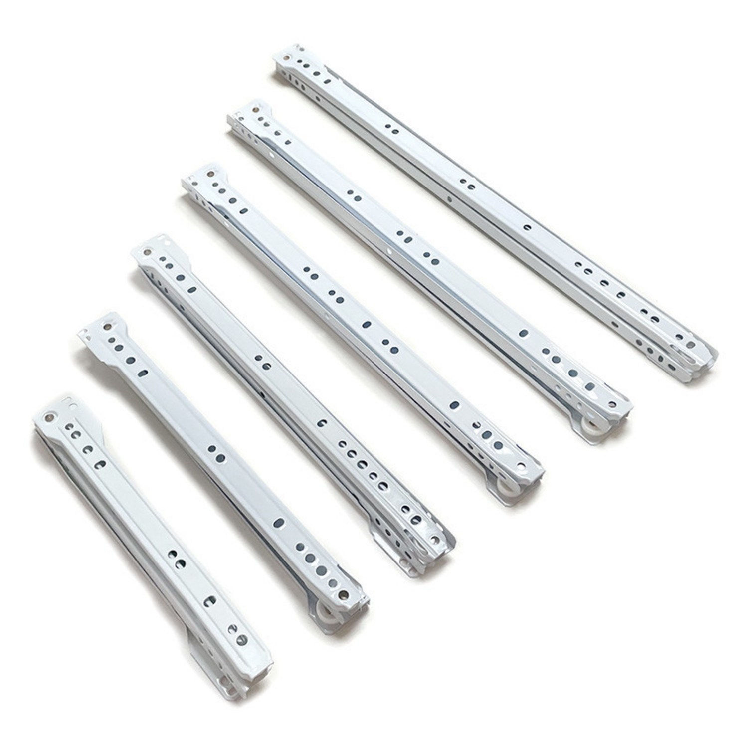 3,600원으로 낡은 서랍에 새 생명을! 철레일 2단 서랍레일 백색으로 간편하게 DIY!