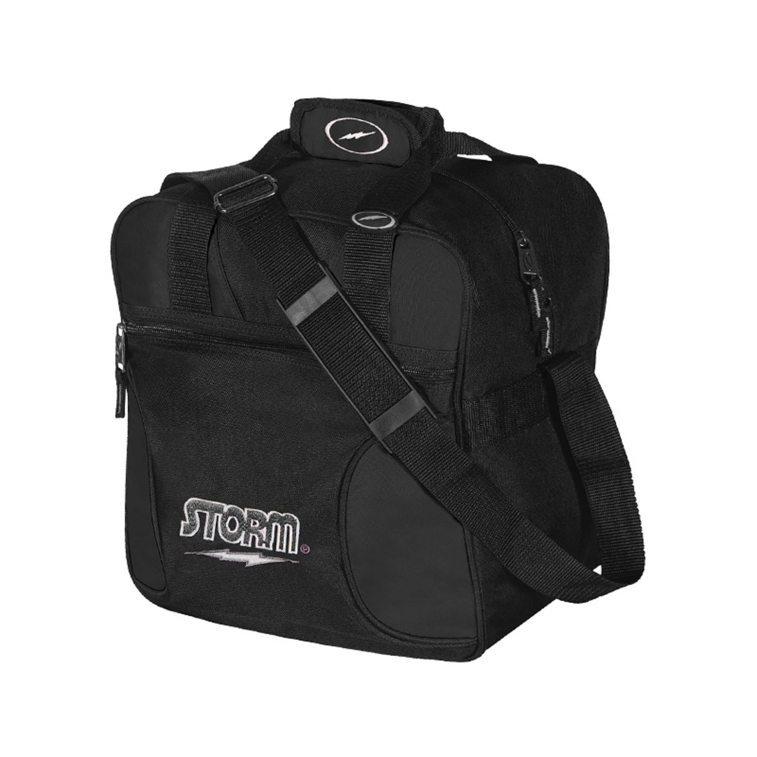 스톰 볼링백 1볼백 원볼백 볼링 가방 도트백 싱글 숄더백 원백 멀티백 용품 악세서리, 블랙, 1개