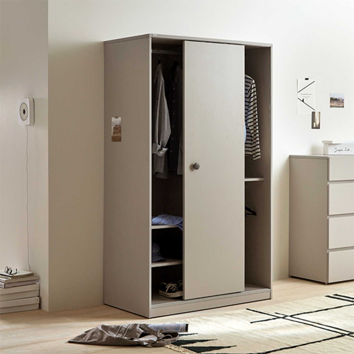 [일룸] 로이모노 슬라이딩 옷장으로 모던한 공간 연출하기 일룸옷장