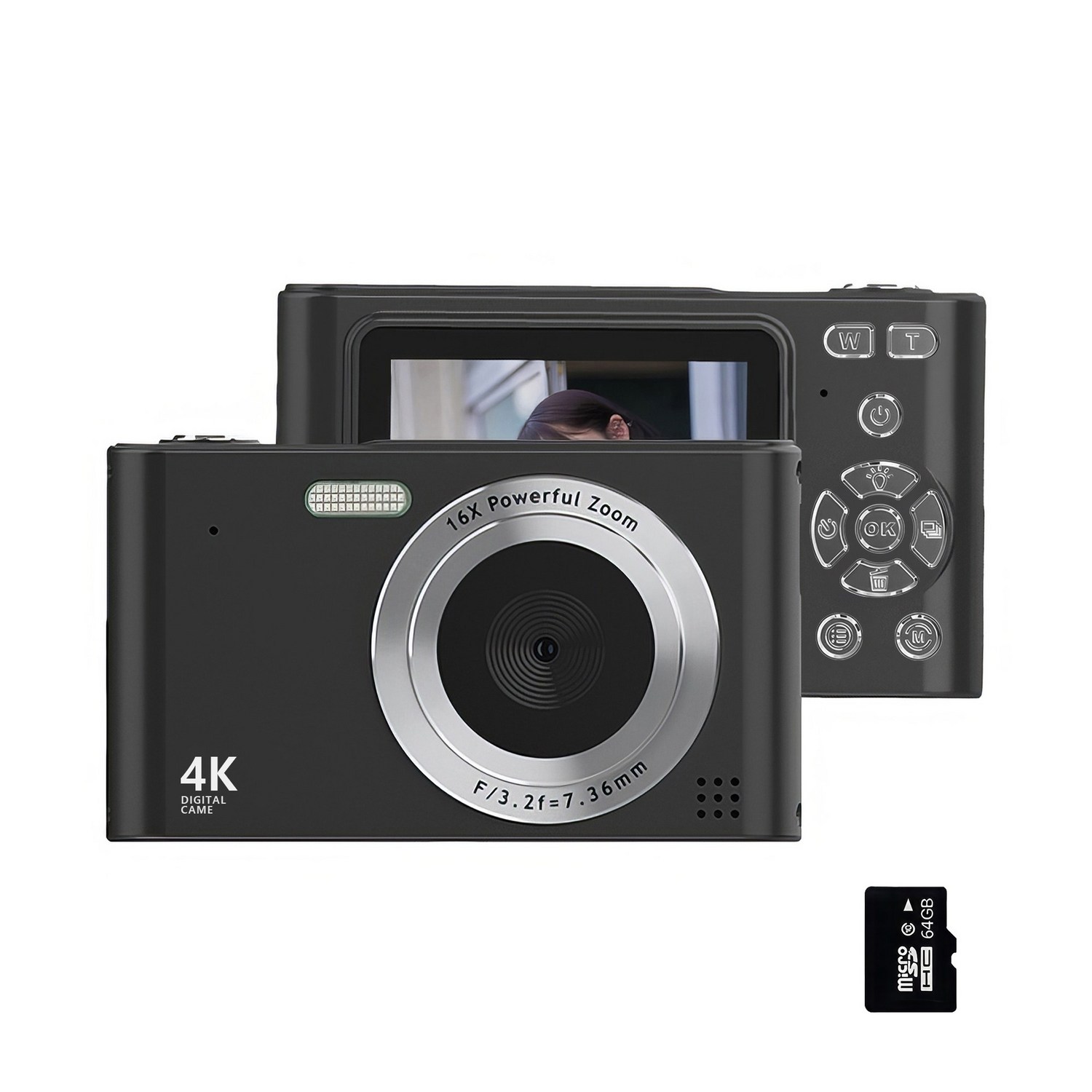 RUNHome 4800W 레트로 미니 디지털 카메라 리뷰 디지털카메라