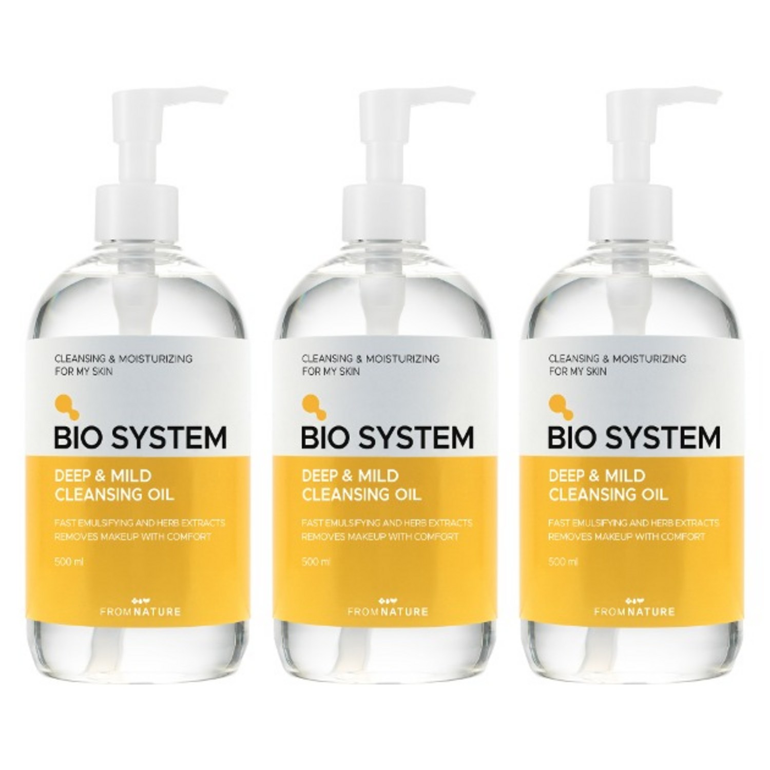 프럼네이처 바이오 시스템 저자극 딥 클렌징 오일 500ml 2개