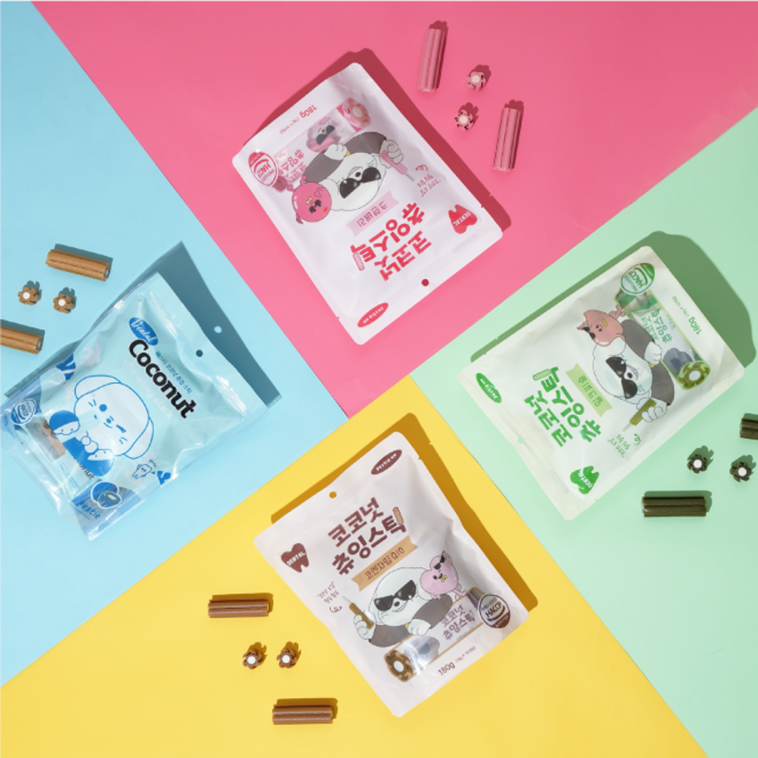 페스티 코코넛 츄잉스틱 영양 덴탈껌: 애완견의 건강한 치아와 잇몸을 위한 혁신적인 솔루션