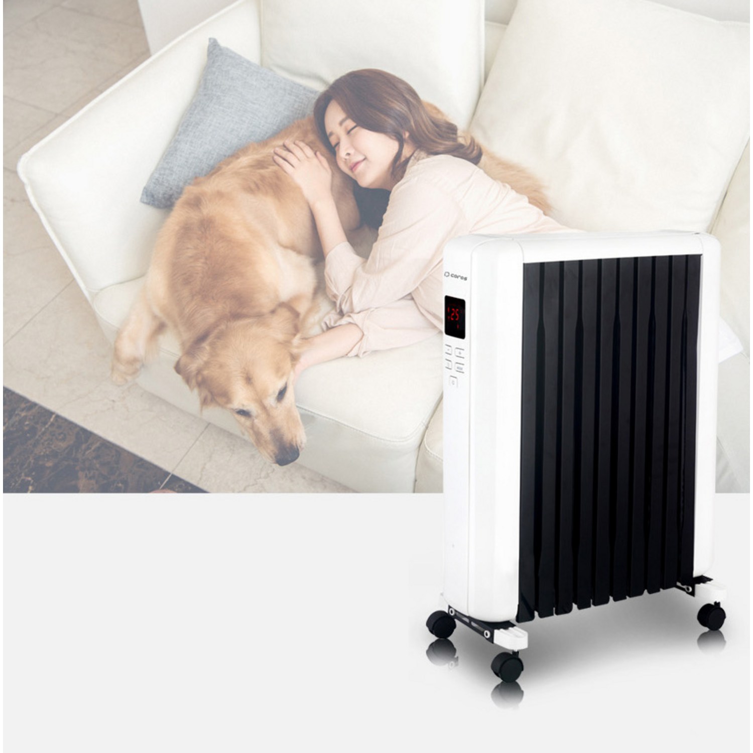 합리적인 가격으로 만나는 포근한 온기, 캐로스 전기 라디에이터 CHR-R12T
