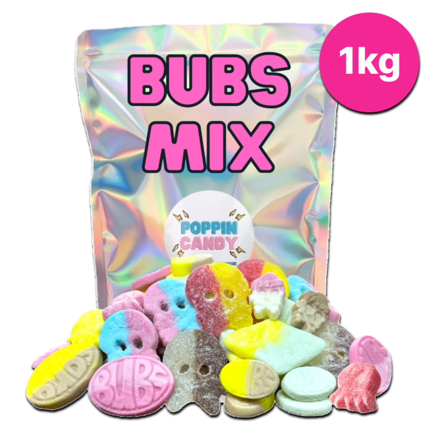 Bubs 스웨덴 스웨디시 캔디 젤리 믹스 1kg, 1kg, 1세트