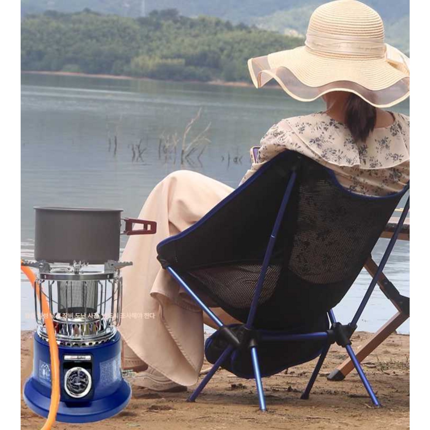 가스웨어 난로로 겨울 캠핑을 따뜻하게!