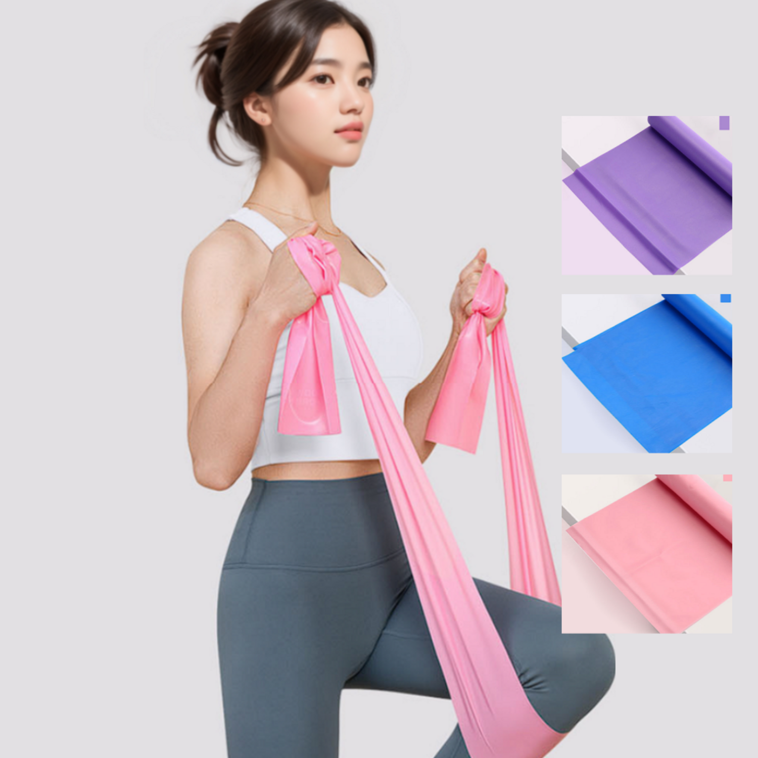 FEEL수품 라텍스 요가 밴드 3종 세트 리뷰 스포츠밴드