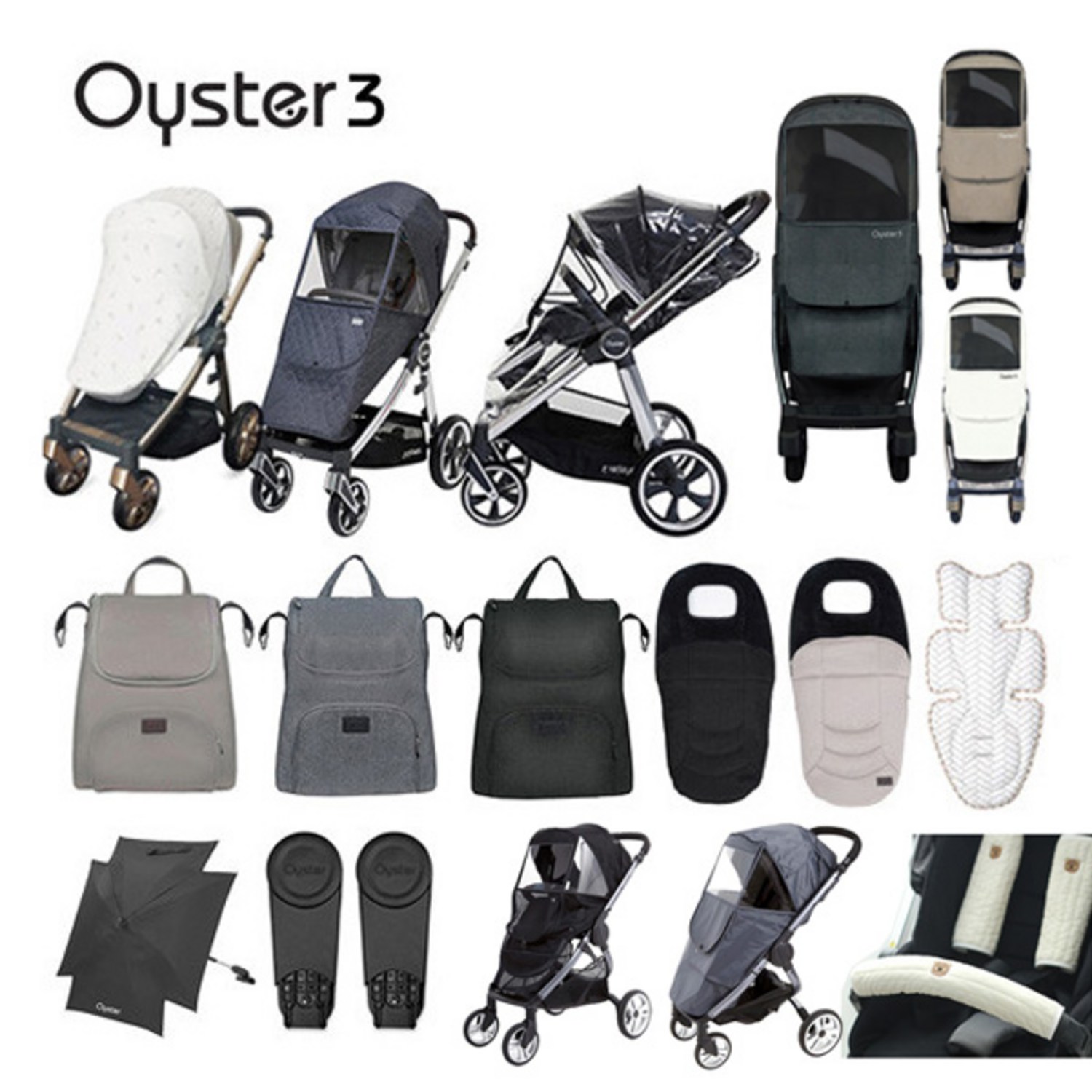 정품 오이스터3 플러스 클래식 유모차 사계절커버 레인 모기장 방한커버 풋머프 어댑터 파라솔 쿨시트 마마백 체인징 백, 1개, 선택18.M4U 유모차 안전벨트커버M_토니