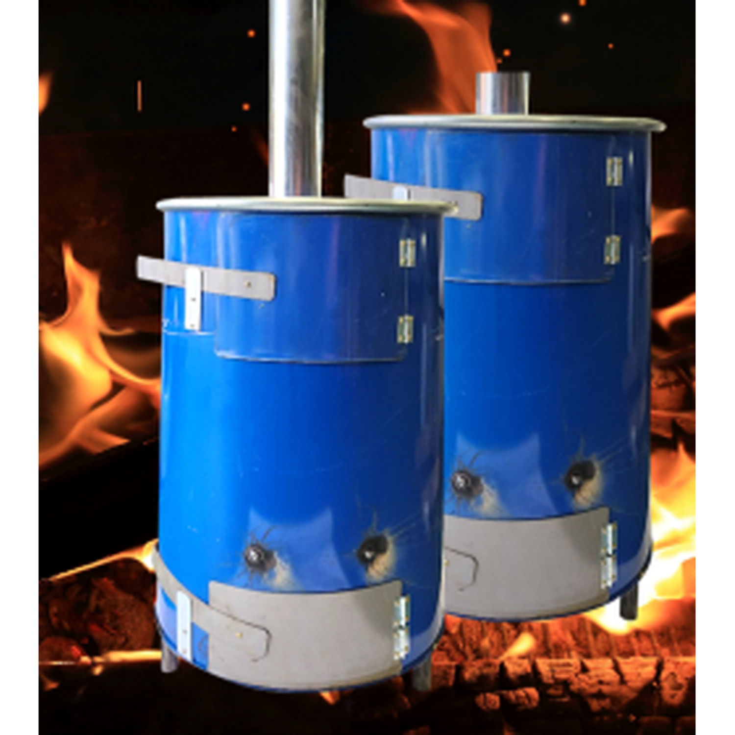 따뜻한 겨울밤을 선물하는 다재다능한 원형 화목 쓰레기 소각로