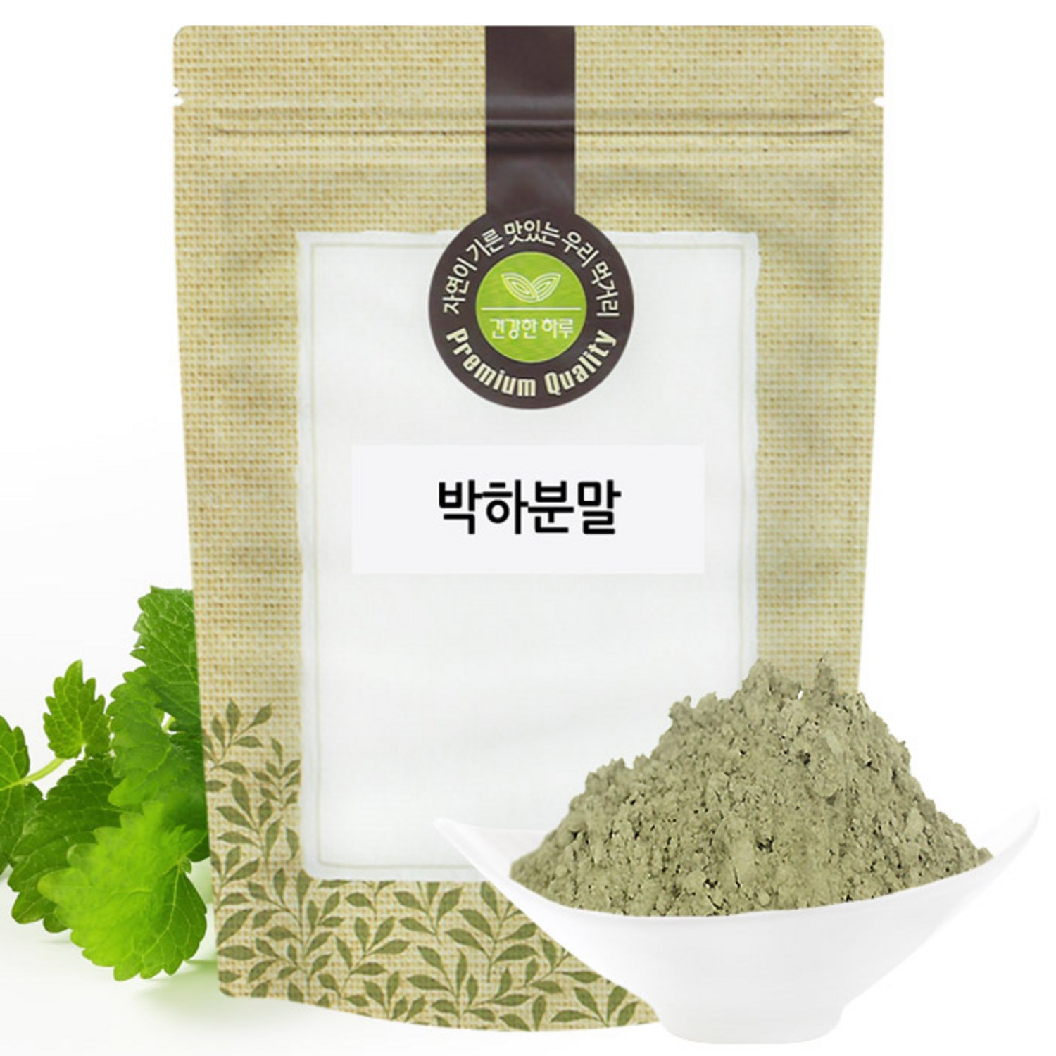 박하 분말 가루 박하잎 박하차 박하잎차가루 300g 국산 국내산