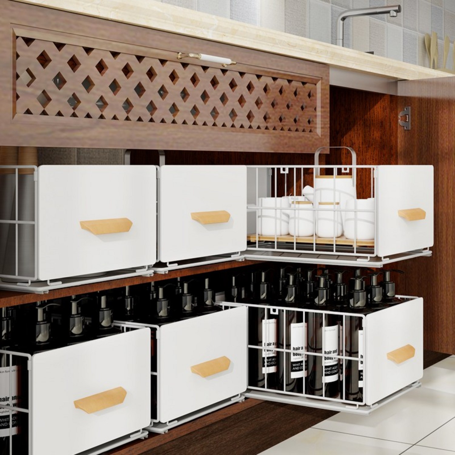 SGAKIC 슬라이딩 선반으로 주방 정리, 깔끔함 풀파워 업그레이드!