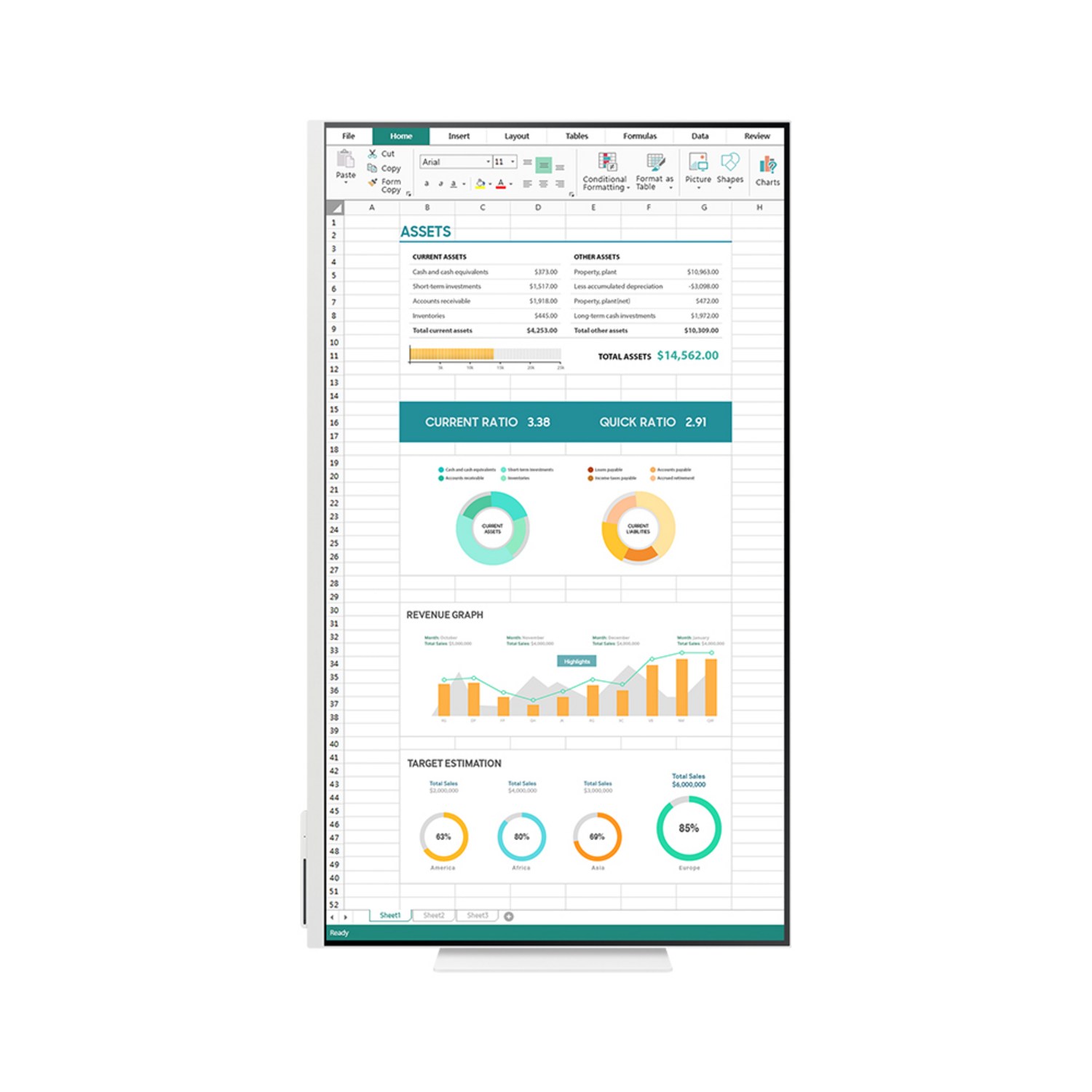 스마트하고 세련된 삼성 모니터, 작업 환경을 혁신하다