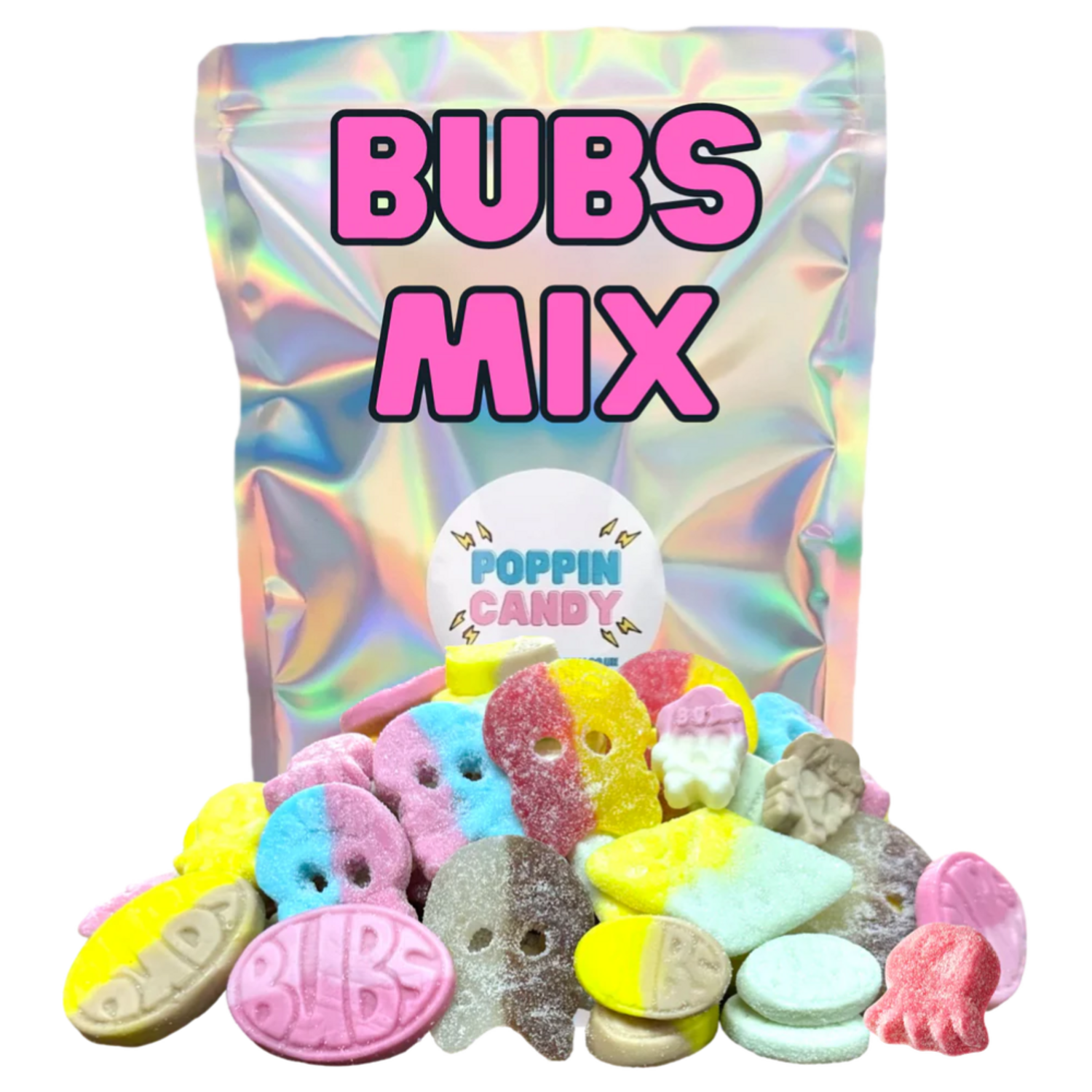 [당일발송]스웨덴 스웨디시 캔디 법스믹스 젤리 500g POPPIN CANDY BUBS MIX JELLY, 500g, 1개