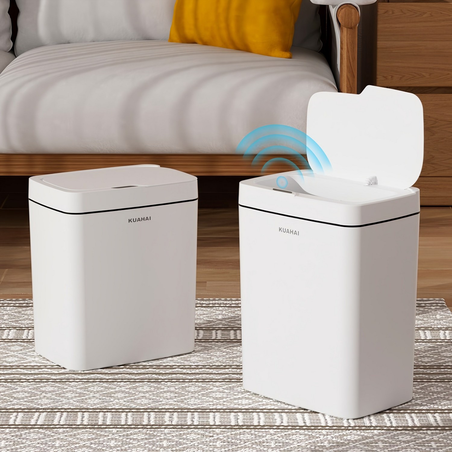 KUAHAI 자동 센서 쓰레기통, 화장실의 훌륭한 동반자 센서쓰레기통