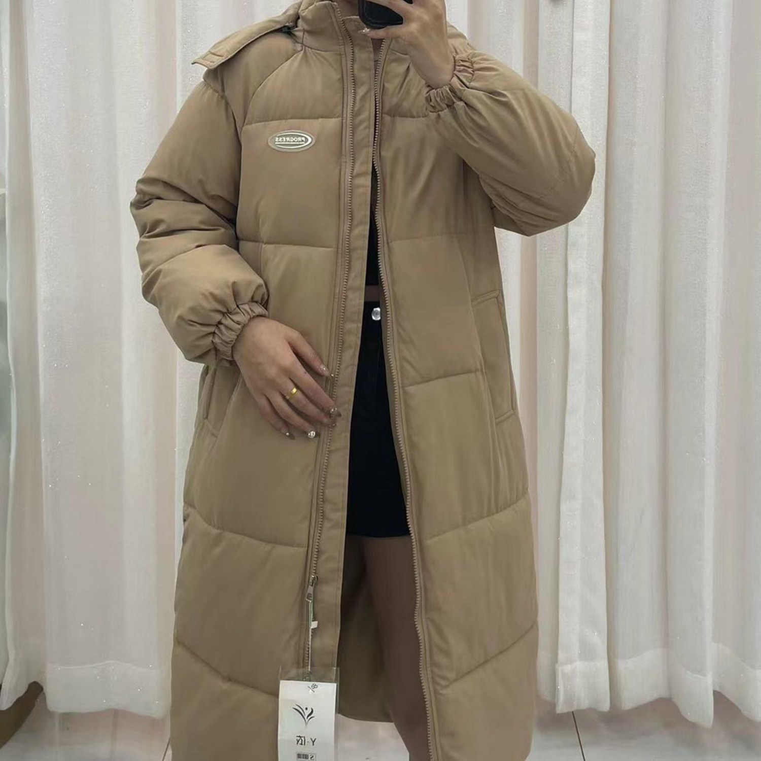 ZIGODAG 여성 루즈핏 패딩/패딩점퍼/경량 숏패딩/패딩 자켓 ZKYYBD51876