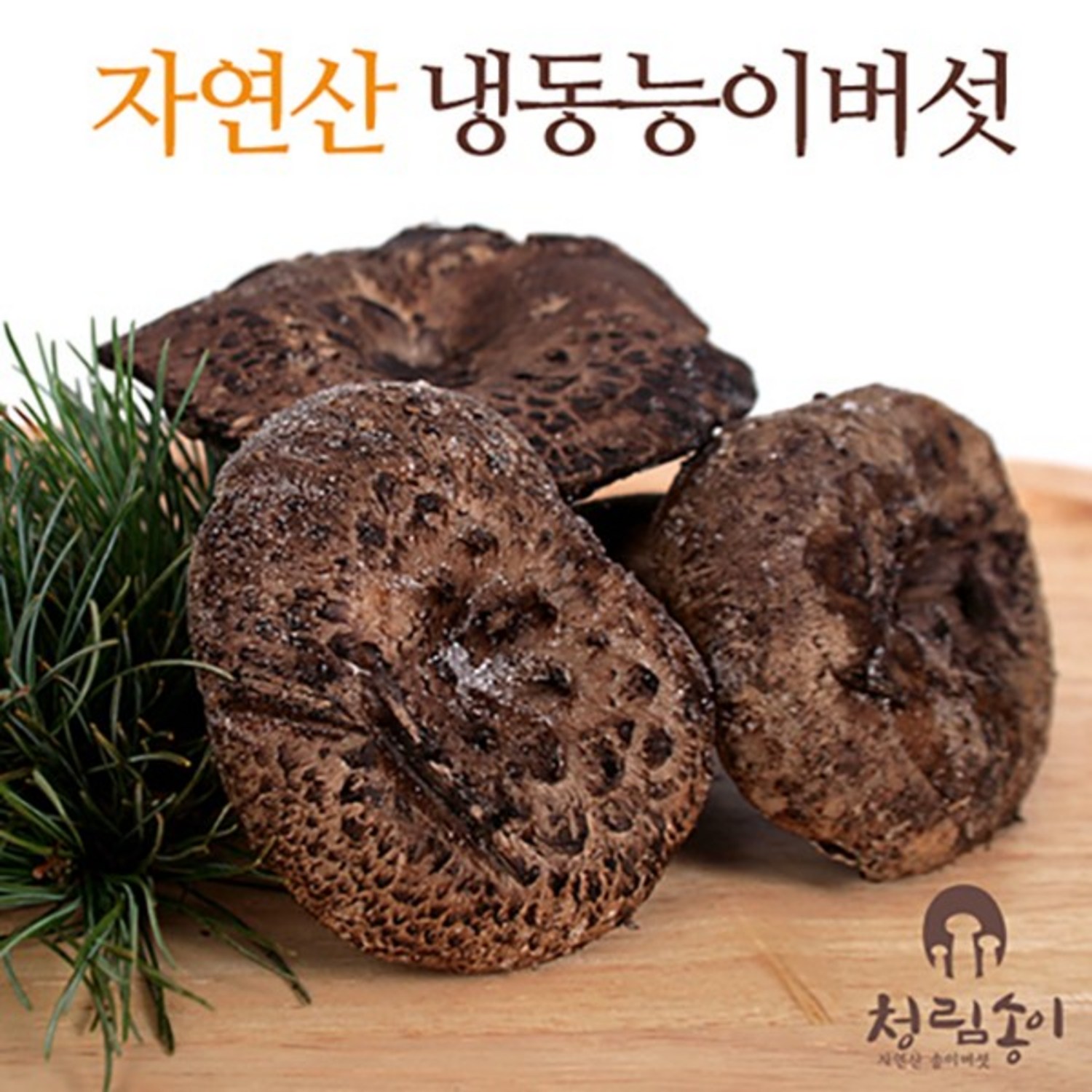 청림송이 자연산 능이버섯으로 겨울 식탁을 풍성하게!