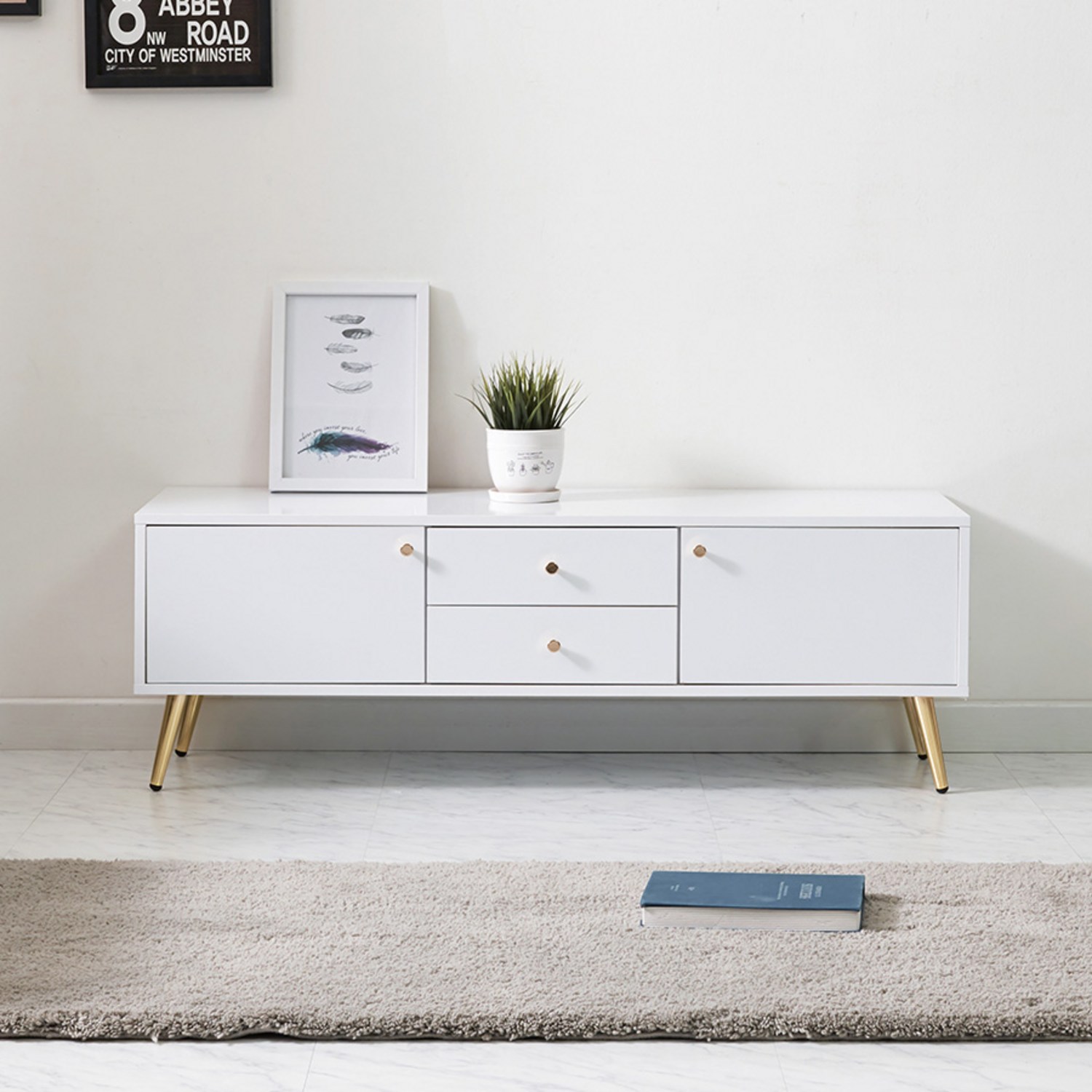 이노센트 라즈 모던 티비 거실장 1200: 할인, 디자인, 퀄리티 모두 갖춘 거실장의 완성!