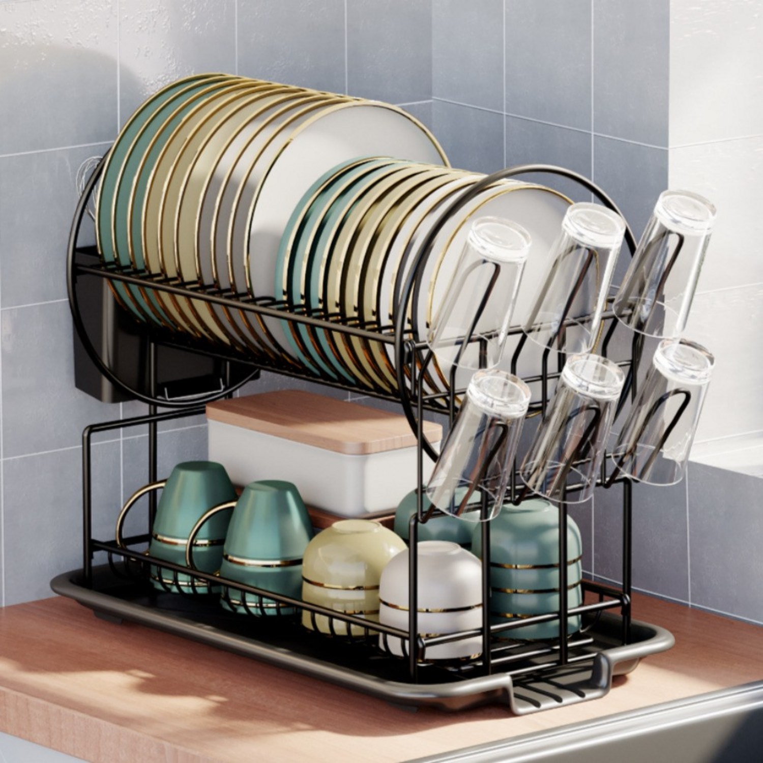 펌킨윈스 식기건조대로 주방에 미니멀리즘을 더하세요!