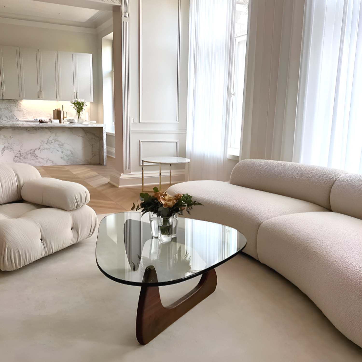 이사무노구치 디자인과 합리적인 가격의 조화, 테르소 소파 테이블로 거실의 품격을 높여보세요!