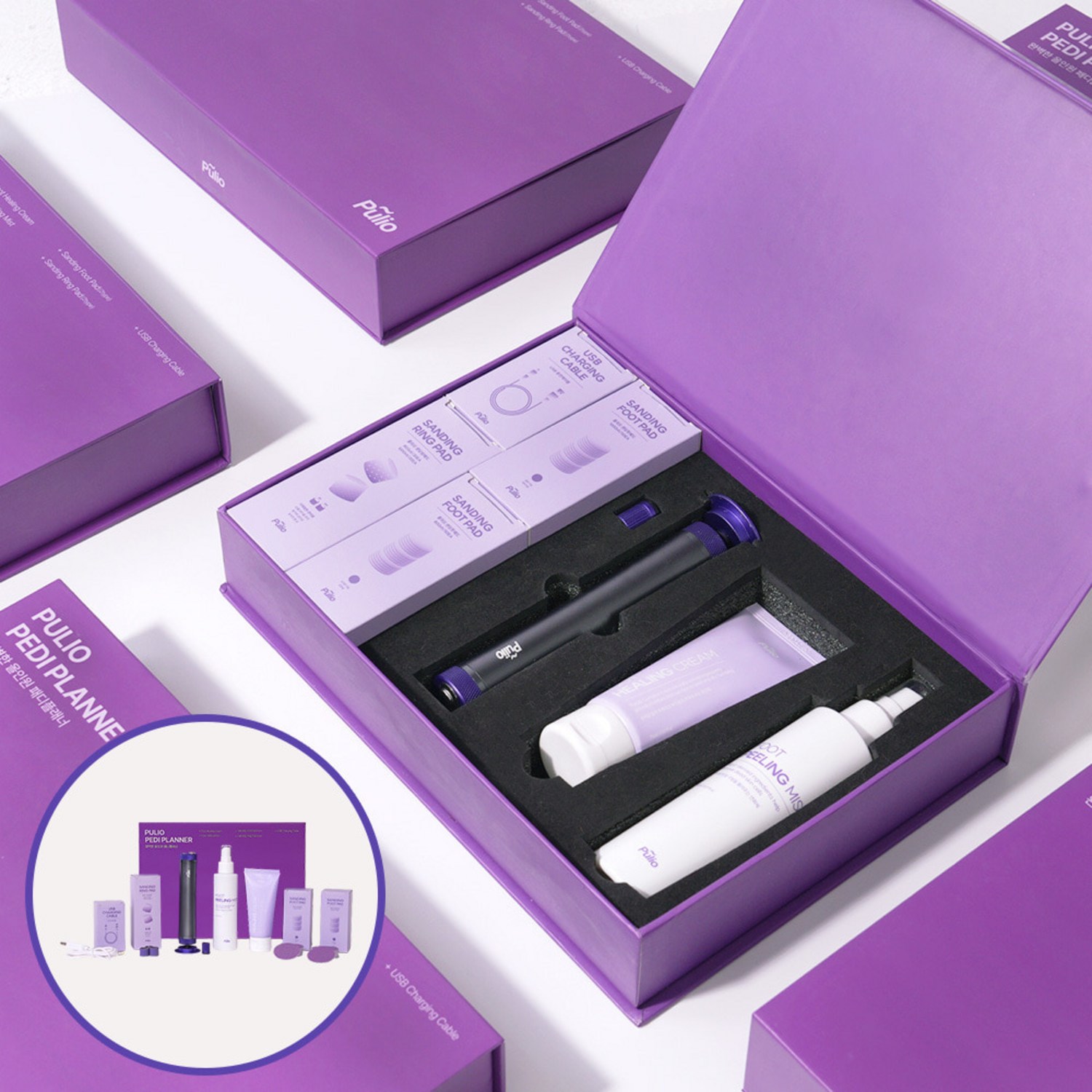 발끝까지 아름다움을 디자인하다: 풀리오 패디플래너 프리미엄 8종 솔직 담백 리뷰 풀리오각질제거기