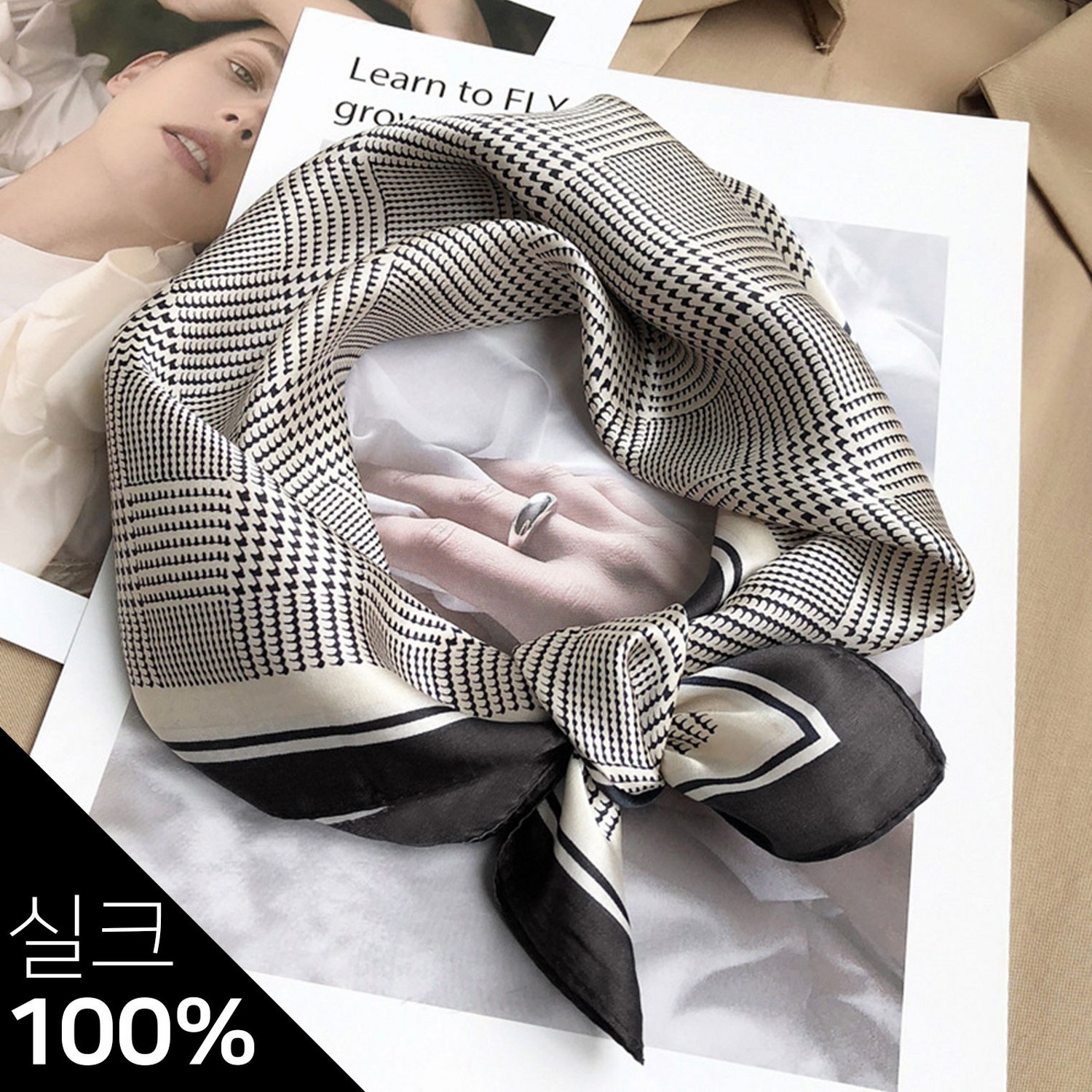 CACTRUST 실크 스카프로 당신의 일상에 우아함을 더하세요!