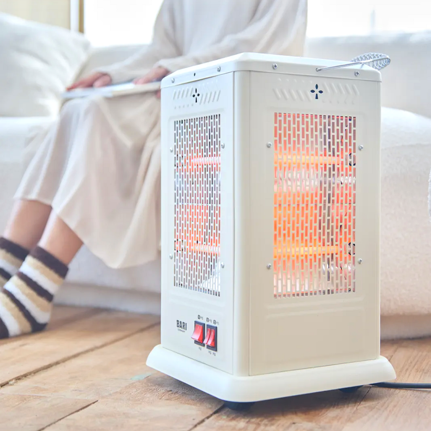 BARI 미니 전기히터: 안전하고 따뜻한 겨울을 위한 완벽한 선택