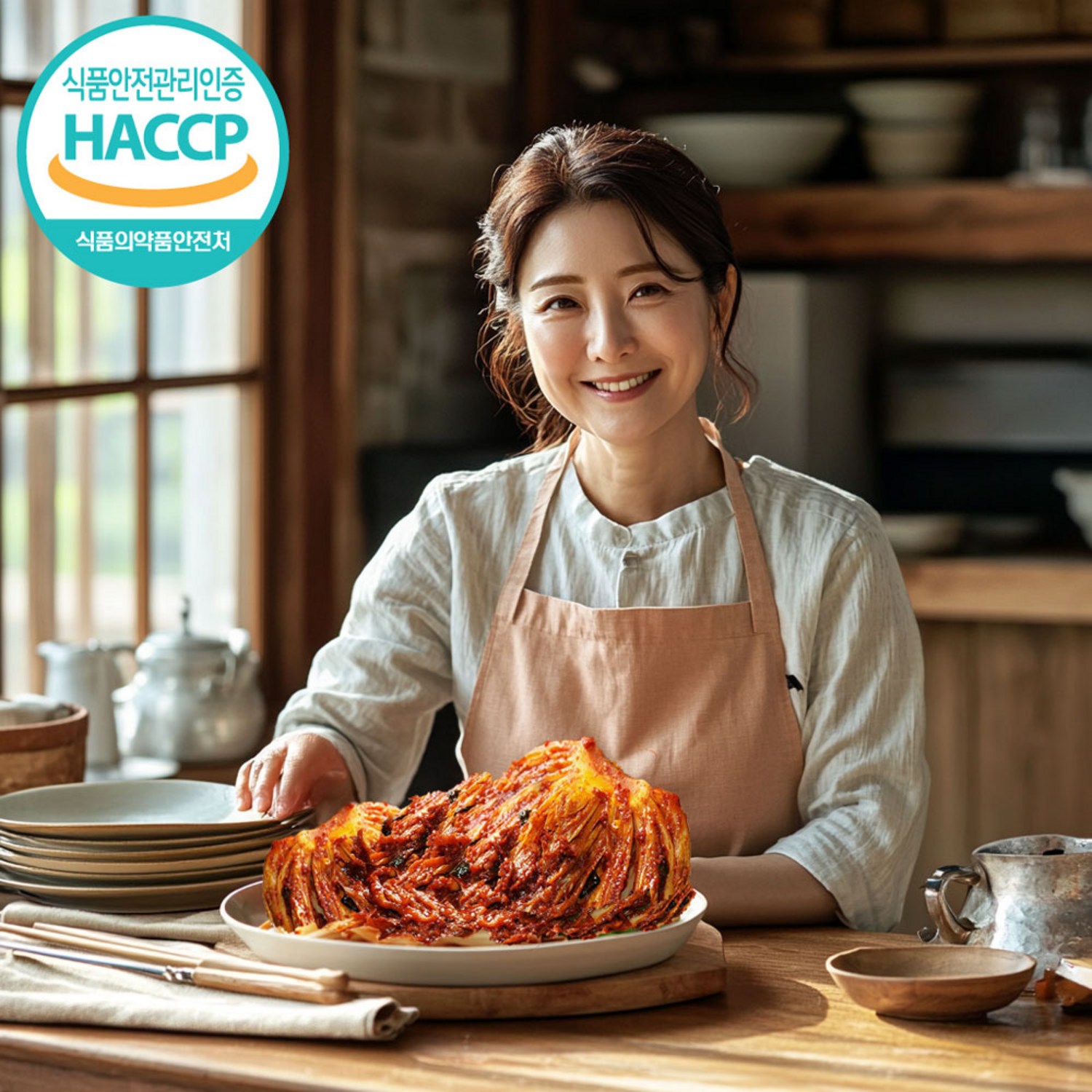 한식온도 국산 프리미엄 포기김치 MSG 및 설탕없는 김치, 1개, 10kg