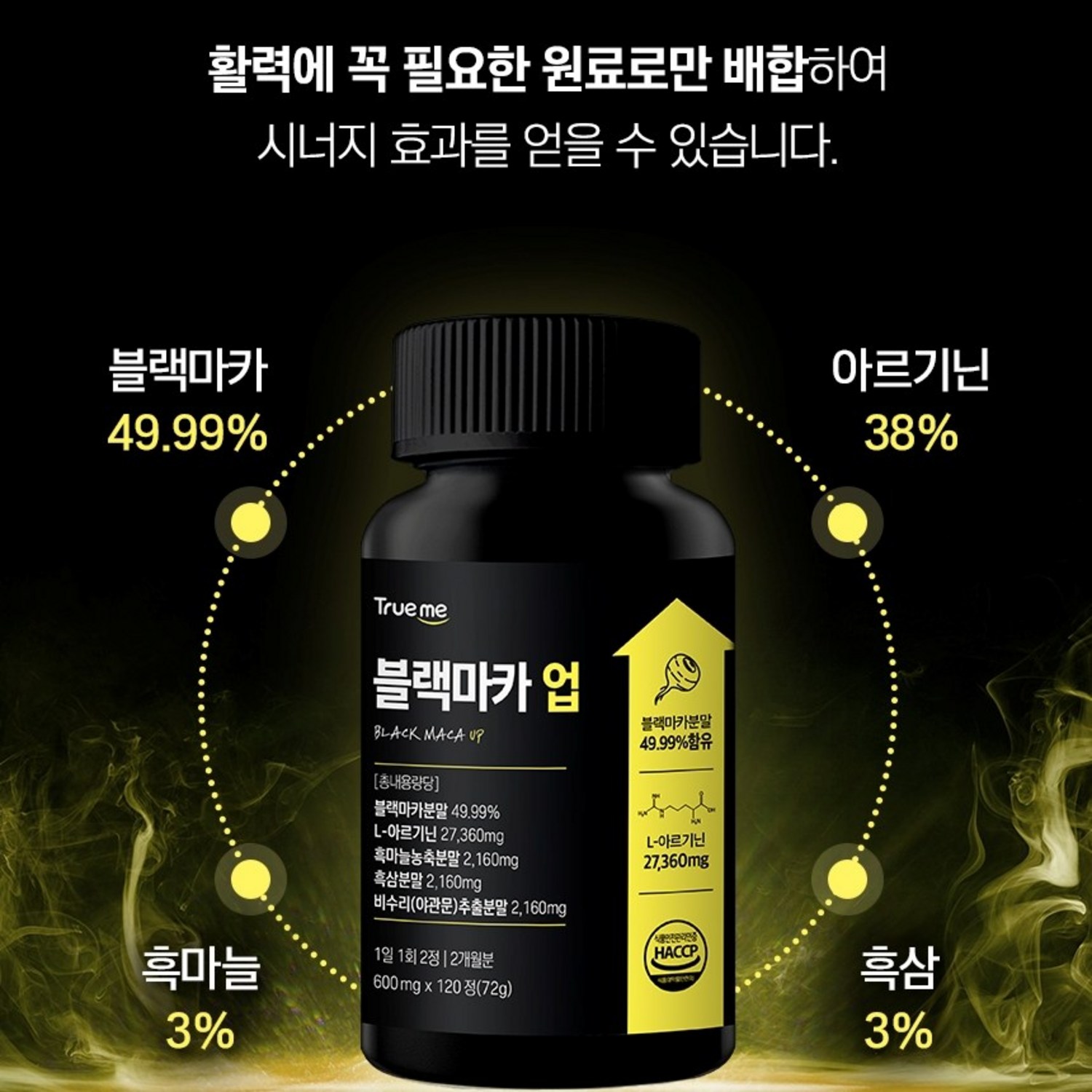 활력 넘치는 일상을 위한 선택, 트루미 블랙마카 아르기닌 흑마늘