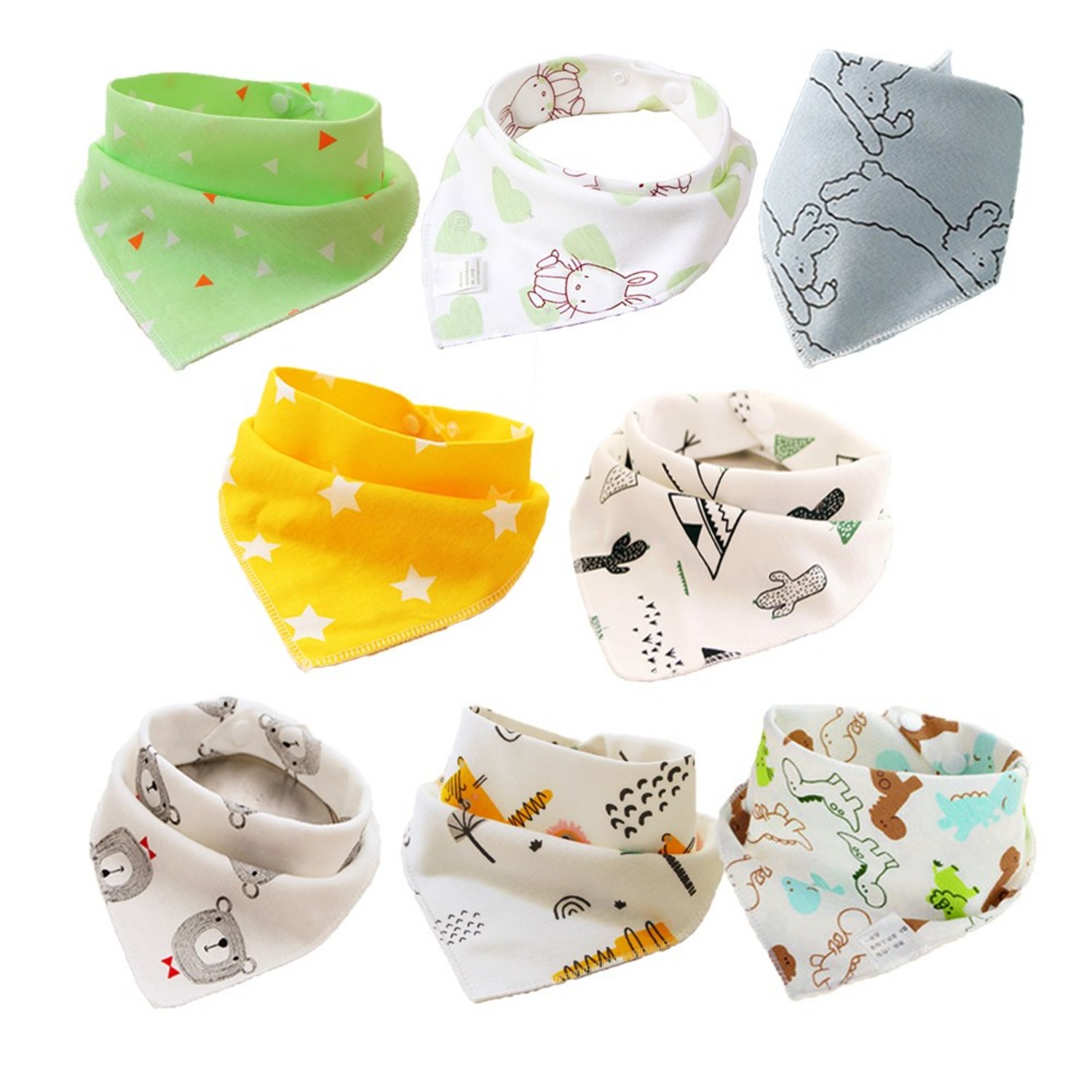 우리 아이를 위한 감성 충만, 스카프빕 8종 세트!