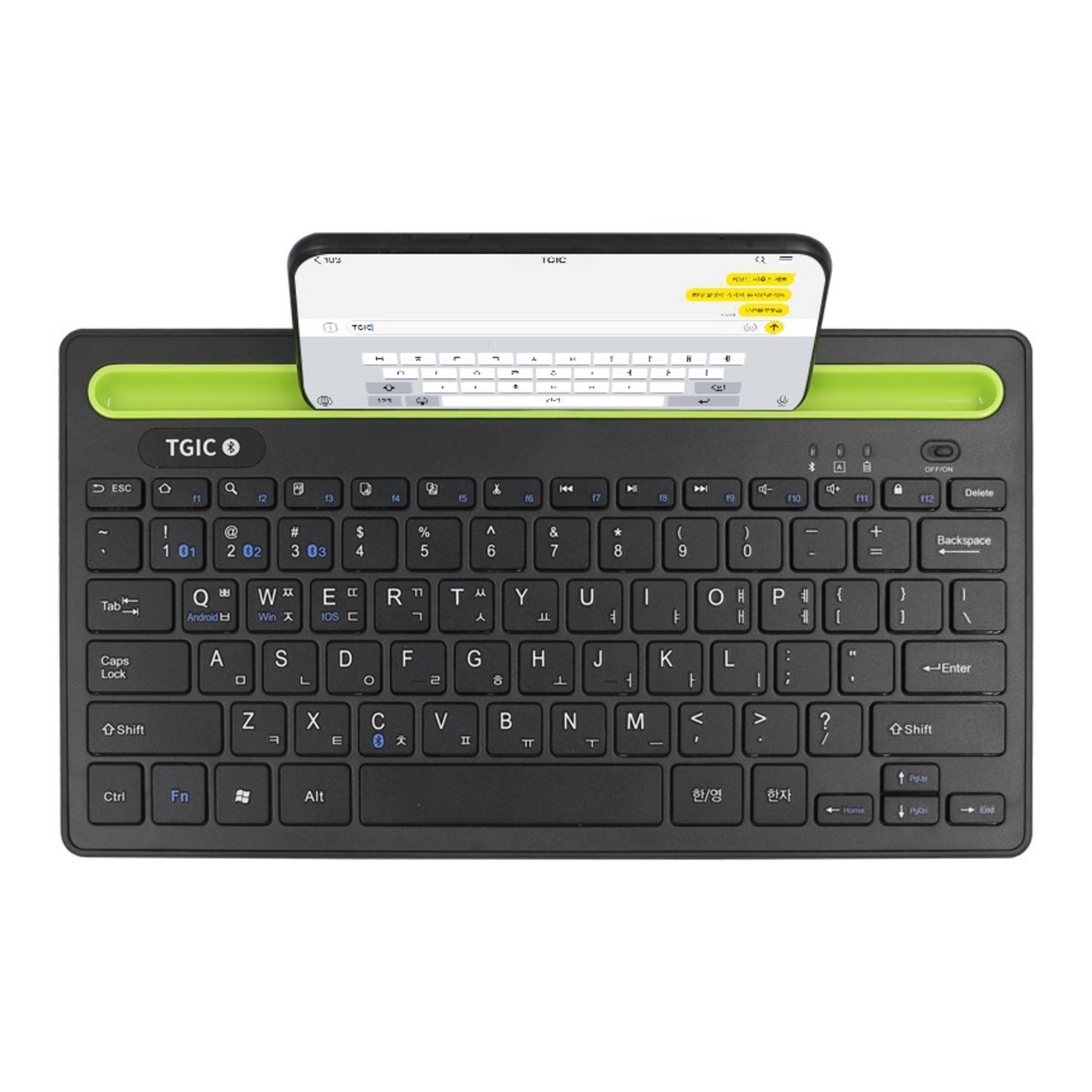 휴대성이 뛰어난 블루투스 미니 키보드
