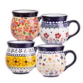 櫻花+紅三色堇+小蒼蘭+混合花紋 × 1組